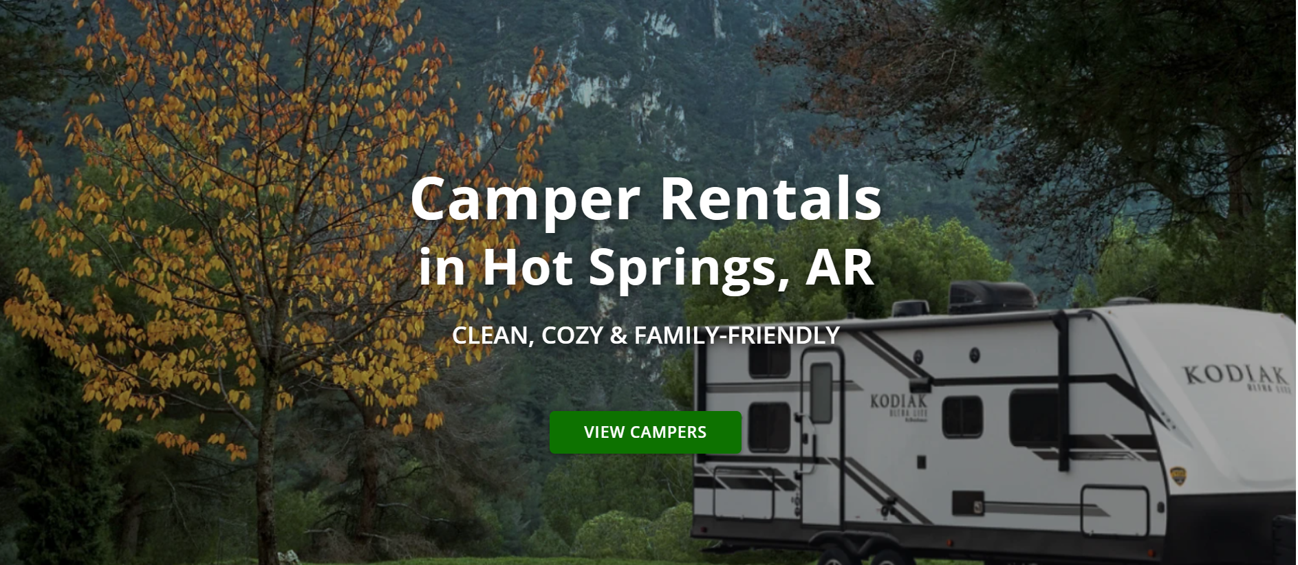 Hot Springs Camper Rentals